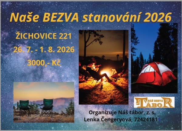 Naše BEZVA stanování 2026